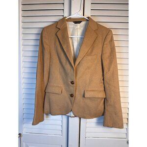 Learbury Classic small Camel Wool Blazer Professional Tailored blazer union made
